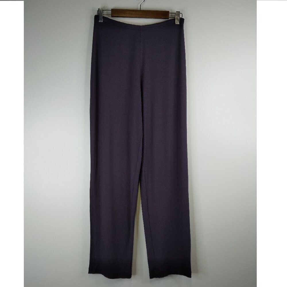 J. Jill Pull-on Stretch Wide Leg Purple Pants Size S